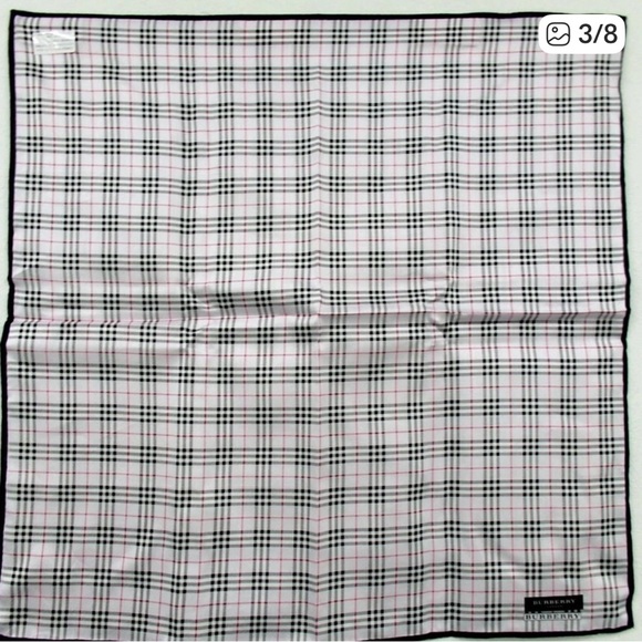 NEW 2-Pc Burberry Set: Handkerchief ❤️ - Picture 3 of 4